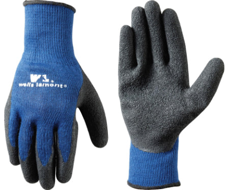 Crinkle Latex Palm Dip Gloves