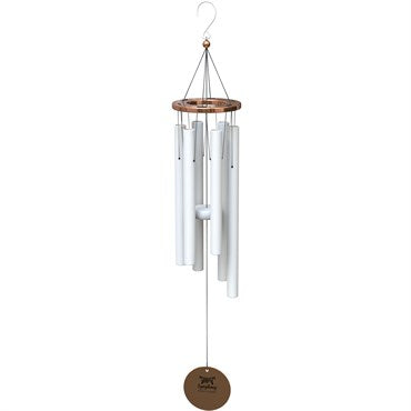 Panacea 36" Matte White Nantucket Wind Chime