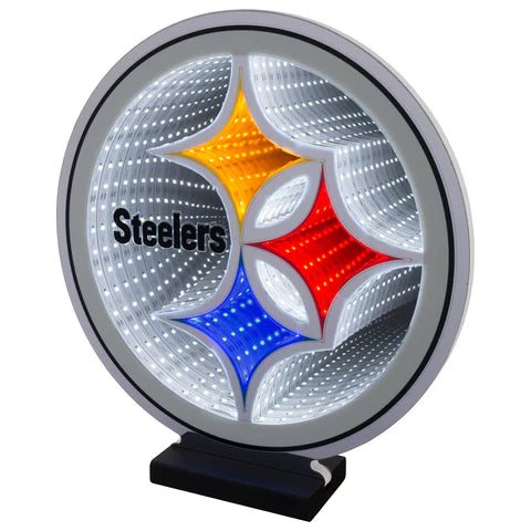 Pittsburg Steelers LED Infinity Logo Light