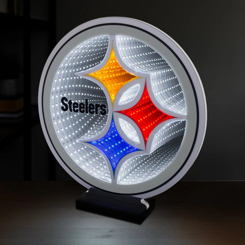 Pittsburg Steelers LED Infinity Logo Light