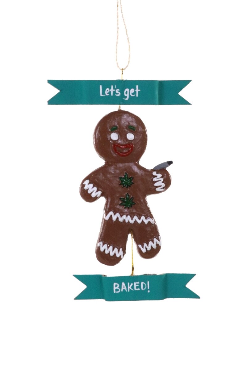 5"H Let's Get Baked Ornament