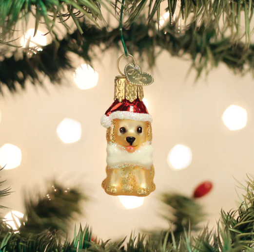 Mini Jolly Pup Ornament