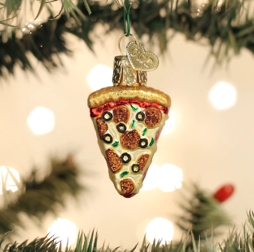 Mini Pizza Slice Ornament