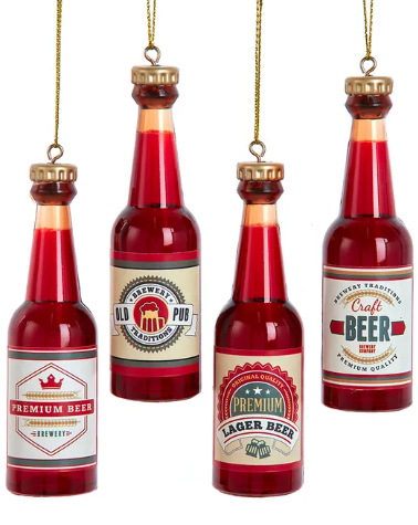 Beer Bottle Ornament