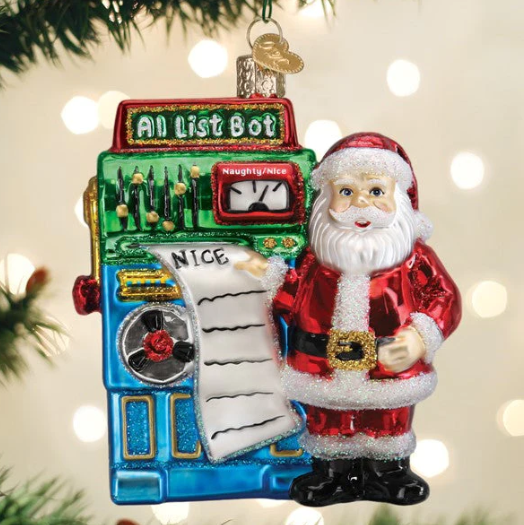 Santa's AI Bot Ornament