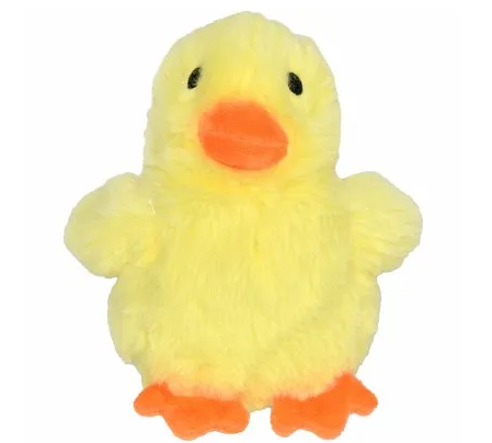 5" Plush Chick Dog Toy