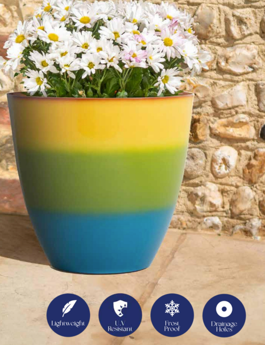 Siesta Key Lightweight Planters