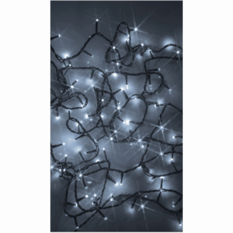 LED Compact String 300-Light Set Micro Pure White