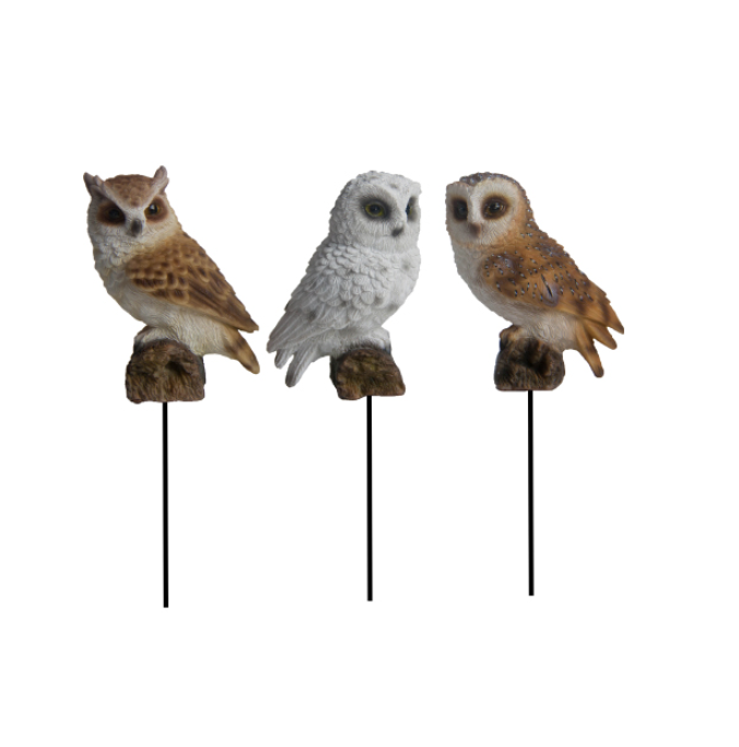 Resin Owl on Pole