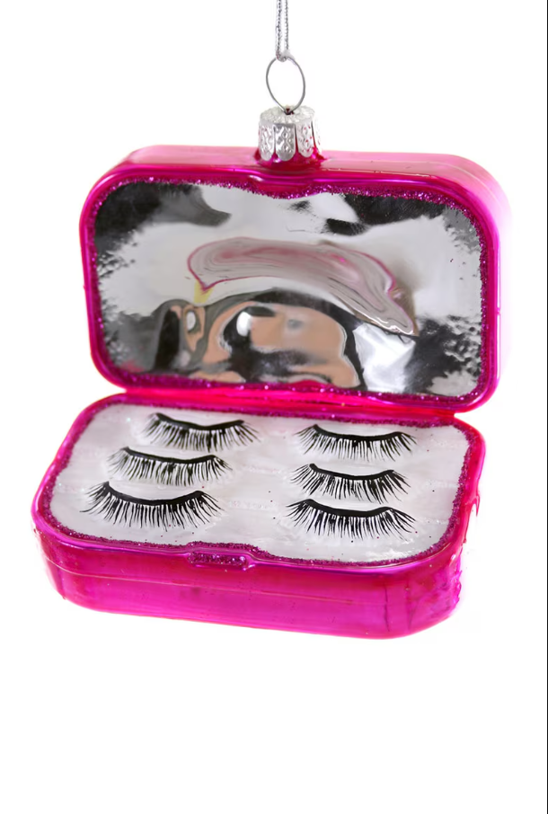 3.5"H Fake Eyelashes Ornament