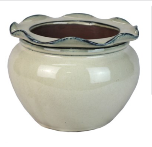 5.1" Self Watering Scallop Pot