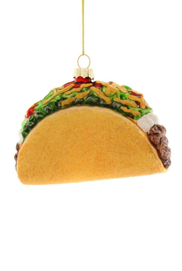 4"L Taco Ornament