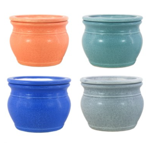 8" Self Water Round Pot Matte