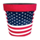 Zest Stars & Stripes Plastic Pot