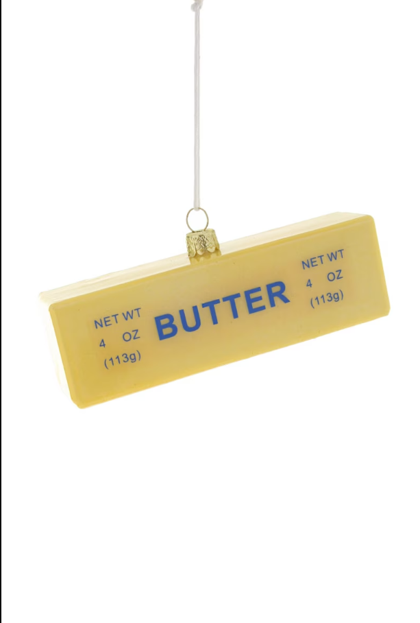 4.5"L Stick of Butter Ornament