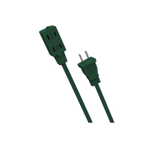 15ft 3-Outlet Indoor Extension Cord