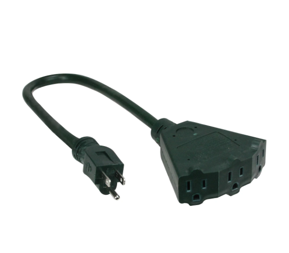 2' Outdoor Extension Cord