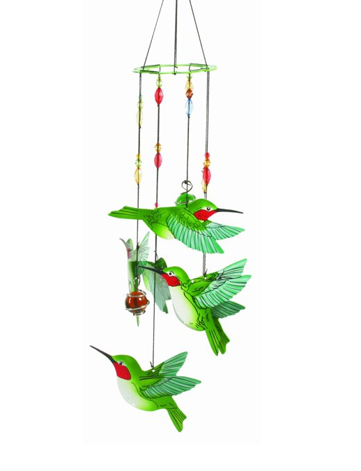 Hummingbird Metal Windchime