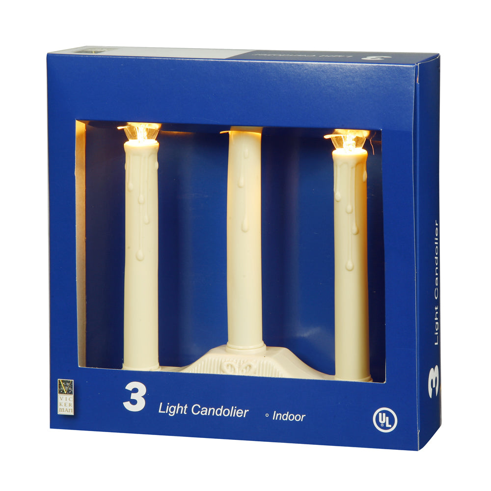 Vickerman 3 C7 Light Ivory Candelier Light