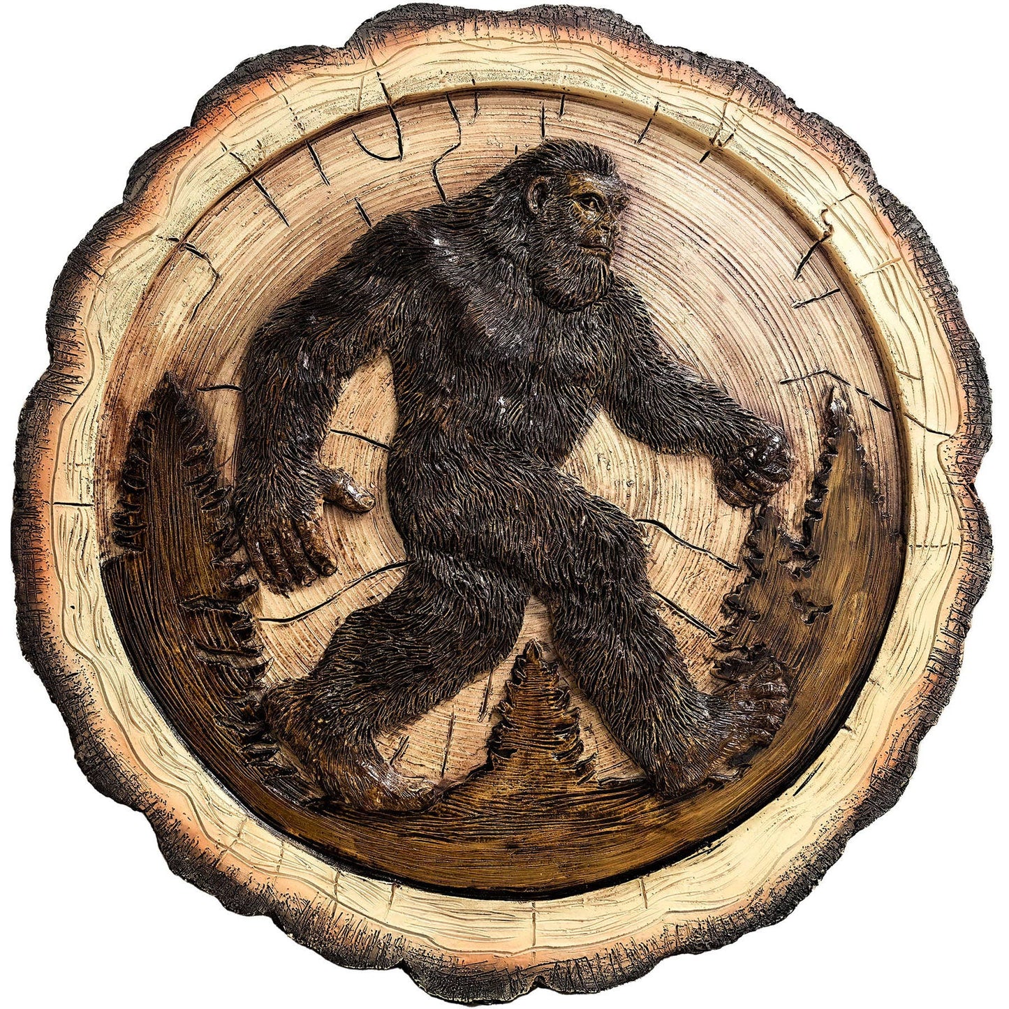 Big Foot Wood Stepping Stone