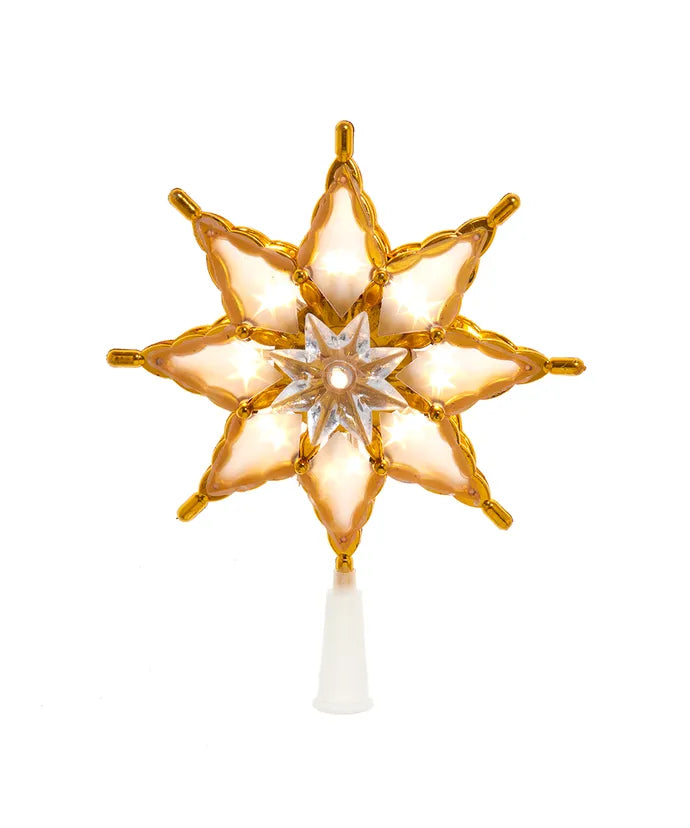 10" 18-Light LED Multifunction 8-Point Star Treetop