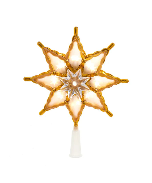 10" 18-Light LED Multifunction 8-Point Star Treetop