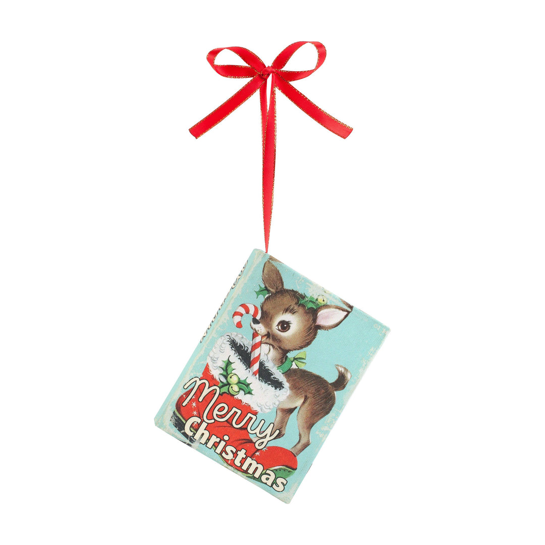 Nostalgic Christmas Book Ornament - Reindeer