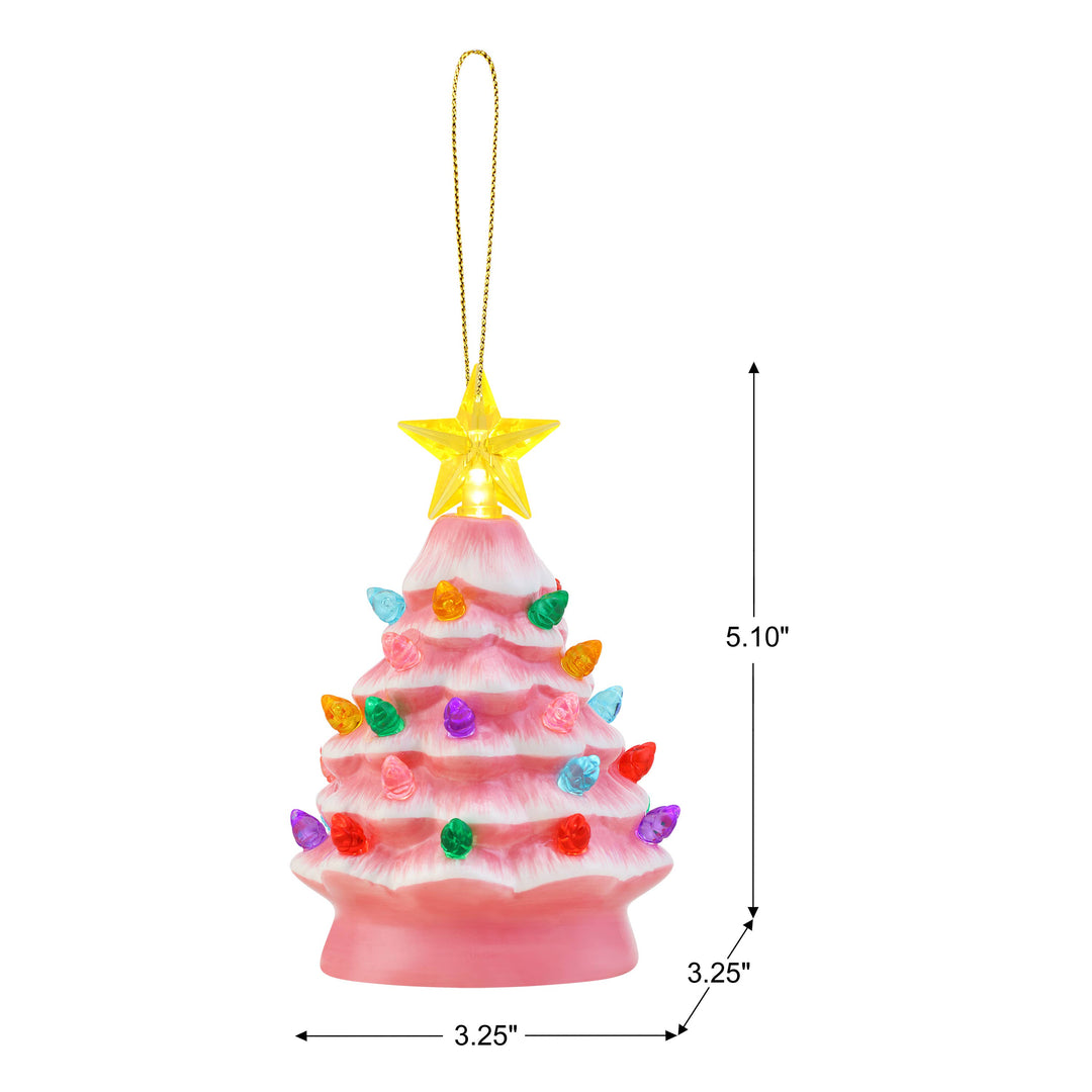 5" Nostalgic Tree - Pink