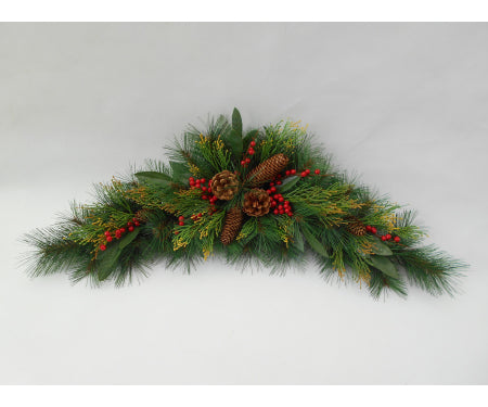 Berries and Cones 32" Swag