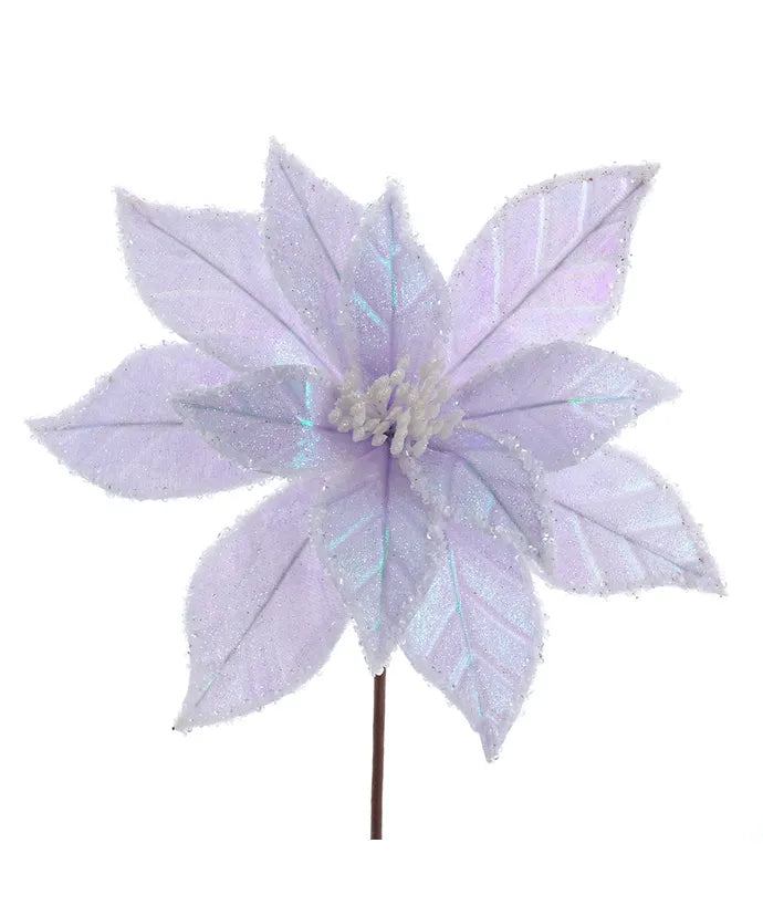 14" Metallic Iridescent Periwinkle Pick