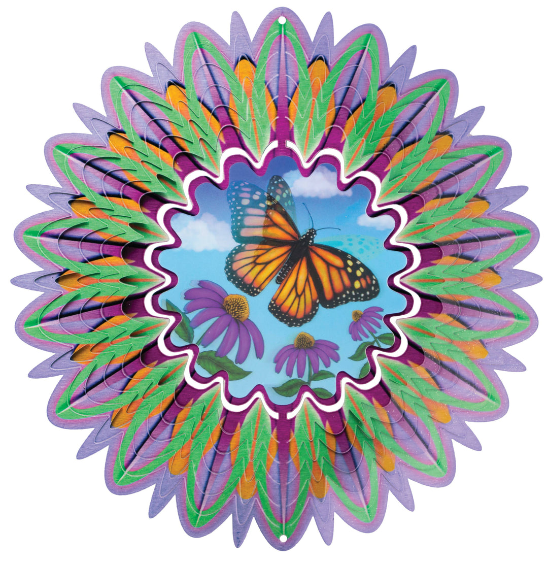 Animated Butterfly - Large Wind Spinner