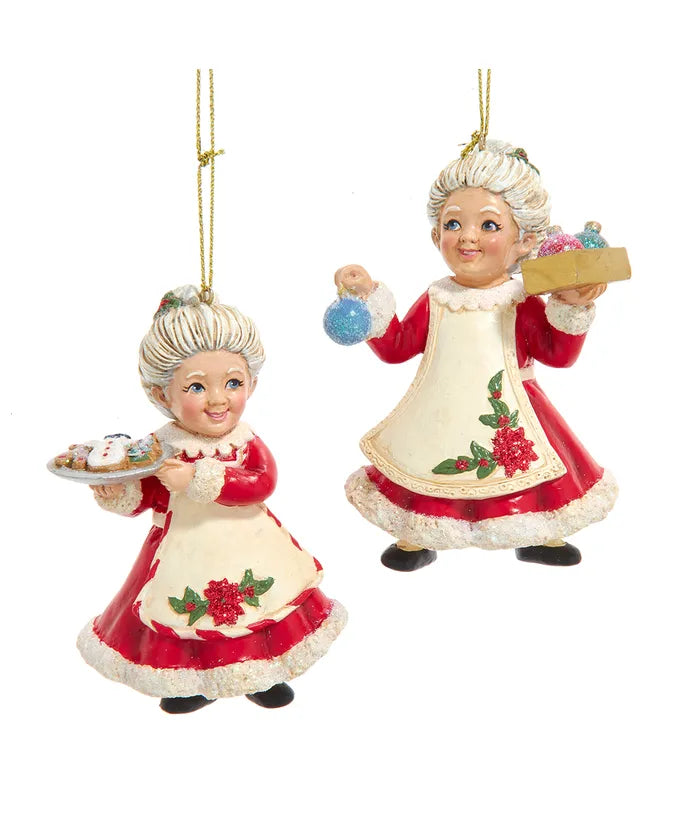 Traditional Nostalgic Mrs. Claus Ornament