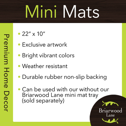 Snowman and Friends Mini Mat