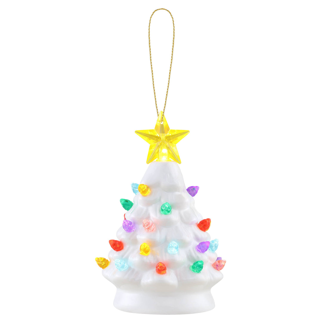 5" Nostalgic Tree - White