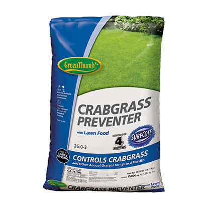 Crabgrass Preventer Plus Lawn Food 26-0-3 Formula