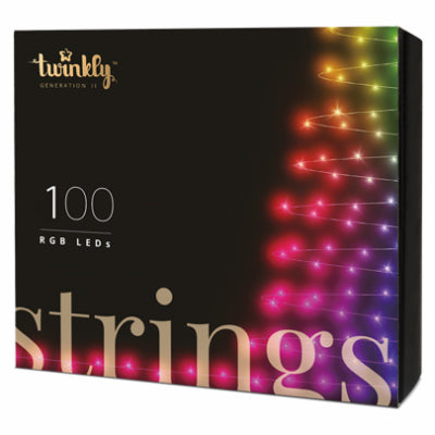 Smart LED Twinkly String Lights, App-controlled, 15 Million Colors, 100-Ct.