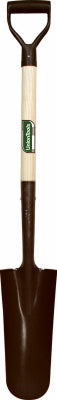 Drain Spade, D-Grip Wood Handle