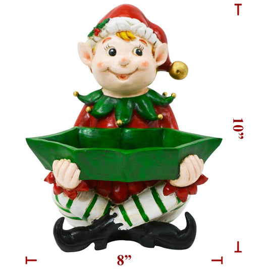 Christmas Elf w/ Leaf