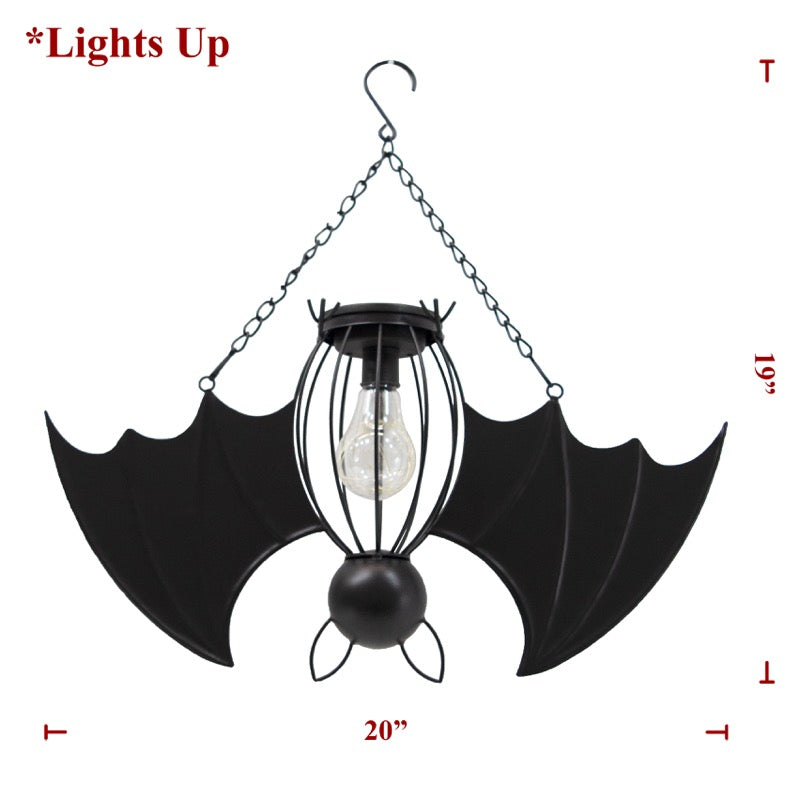 Halloween Metal Bat Lantern