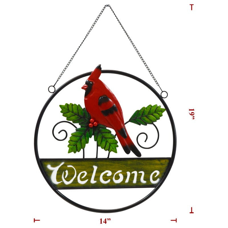 Cardinal "Welcome" Hanger