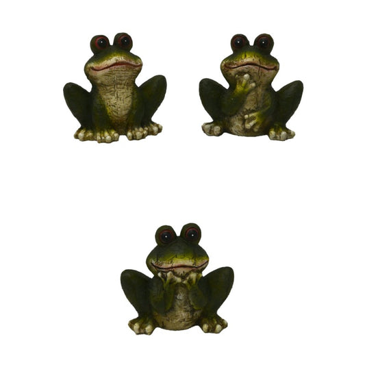 Smiling Poly Frogs