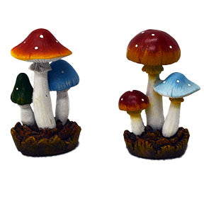 Poly Mushrooms  8" x 4.5"