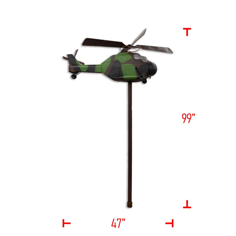 Metal Flying Helicopter