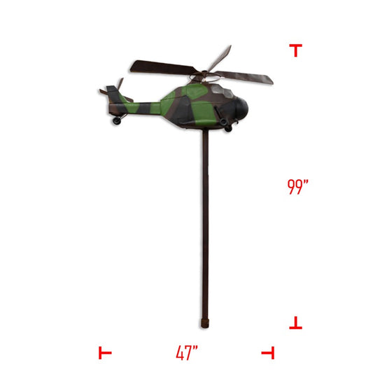 Metal Flying Helicopter