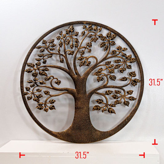 Metal Tree of Life Plaque