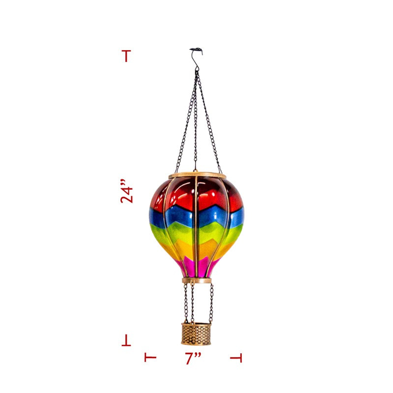 Red Zigzag Hot Air Balloon