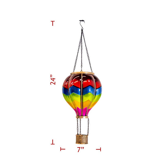 Red Zigzag Hot Air Balloon