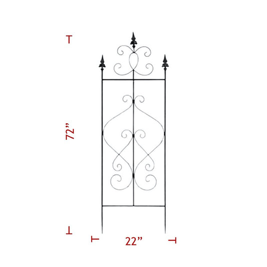 Black Metal Trellis