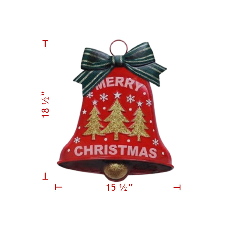 18" Metal Christmas Hanging Ball