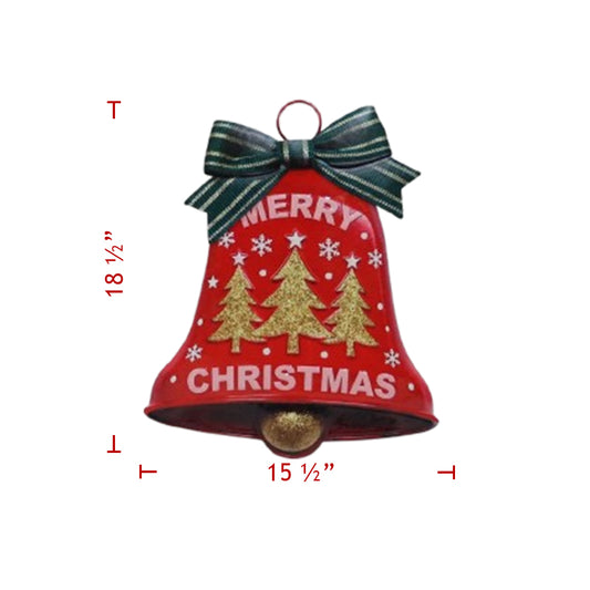 18" Metal Christmas Hanging Ball